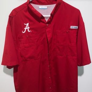 Men’s Columbia PFG Shirt - Alabama 🐘 - Large